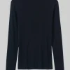 Aster Wool Lyocell High Neck Tee