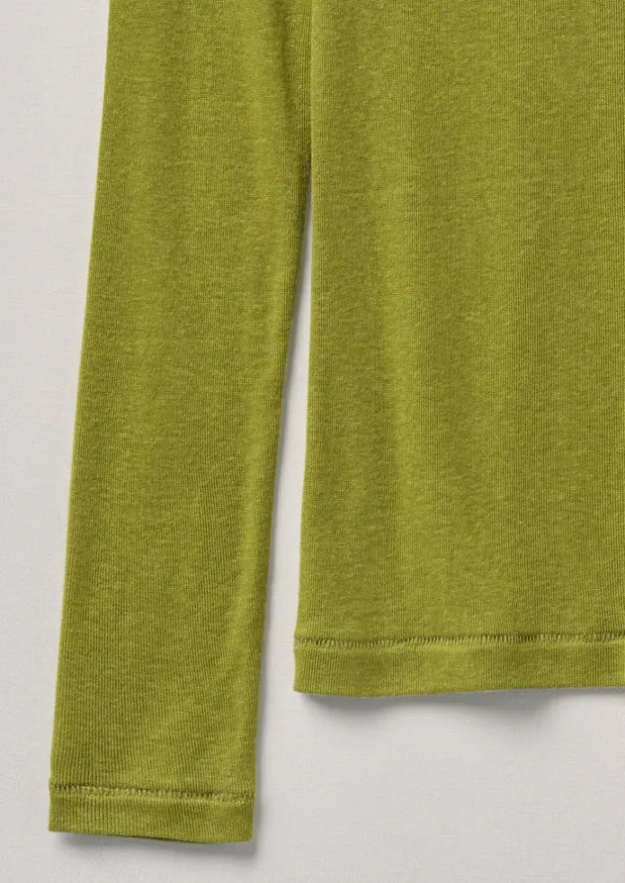 Aster Wool Lyocell High Neck Tee