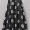 Batik Dot Pleated Skirt