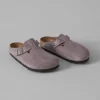 Birkenstock Boston Suede Clogs