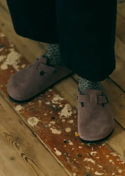 Birkenstock Boston Suede Clogs