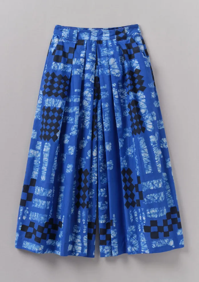 Block Print Batik Cotton Culottes