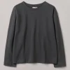 Brushed Cotton Hemp Wide Neck Sweater
