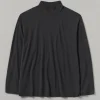 Brushed Cotton High Neck Lounge Top