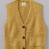 Cotton Alpaca Button Through Tank