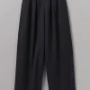 Cotton Linen Wide Leg Trousers