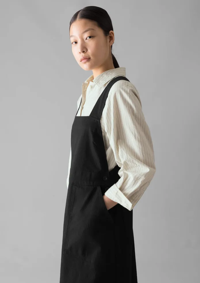Denim Pinafore Dress