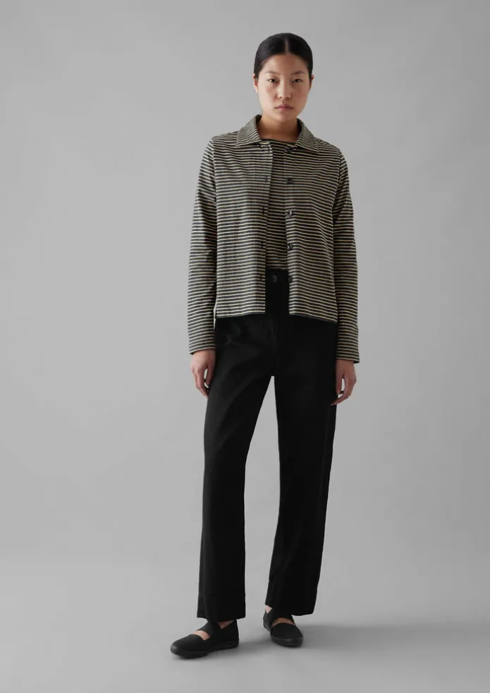 Denim Straight Leg Trousers