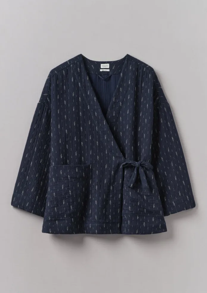 Dobby Cotton Lounge Jacket