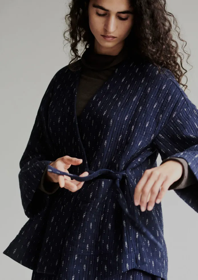 Dobby Cotton Lounge Jacket
