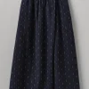 Dobby Stitch Cotton Skirt