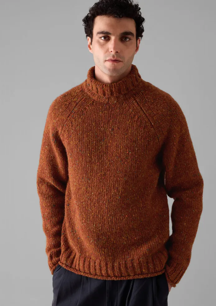 Donegal Roll Neck Sweater