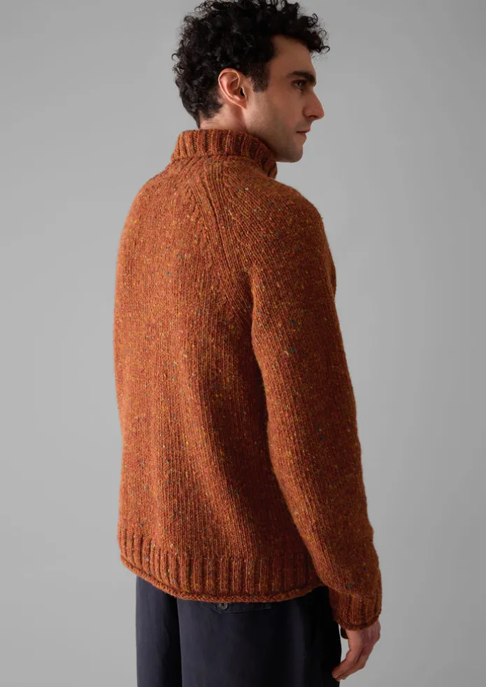 Donegal Roll Neck Sweater