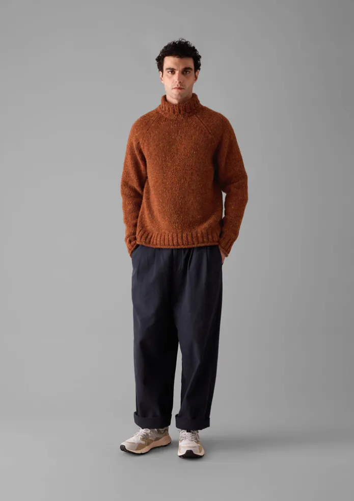 Donegal Roll Neck Sweater