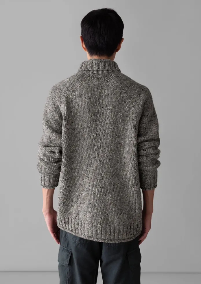 Donegal Roll Neck Sweater