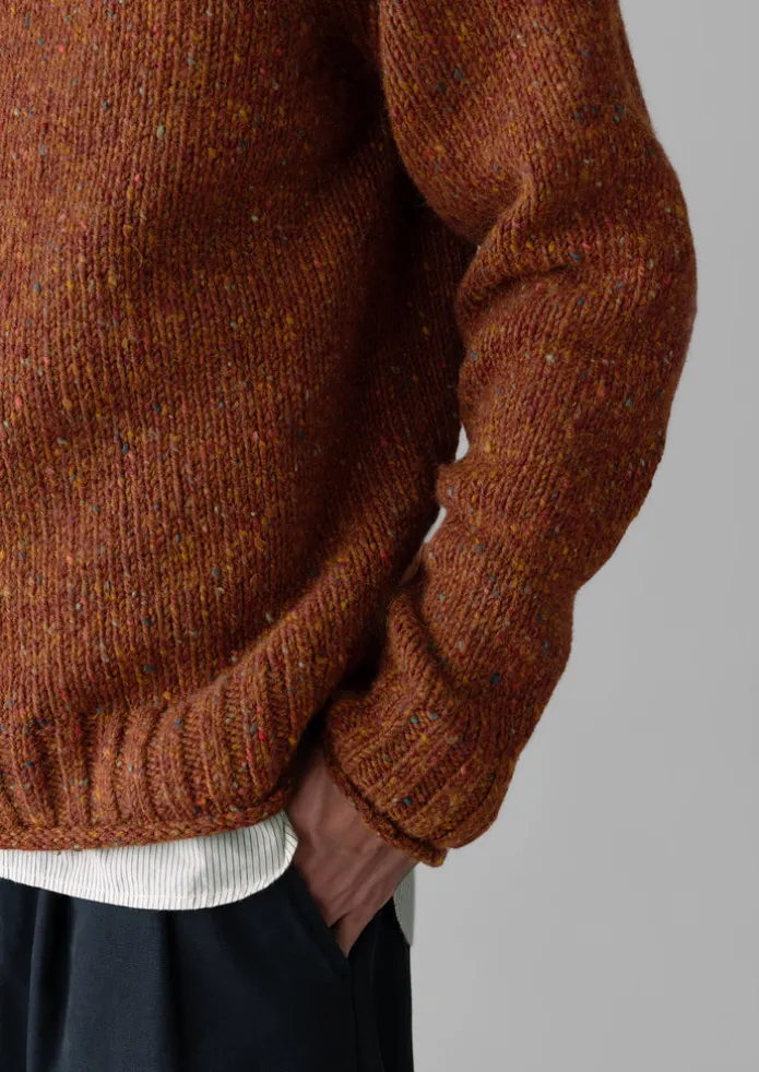 Donegal Roll Neck Sweater
