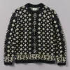 Donegal Wool Jacquard Sweater