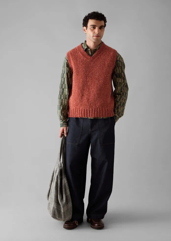Donegal Wool Knitted Tank