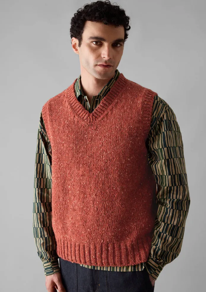 Donegal Wool Knitted Tank