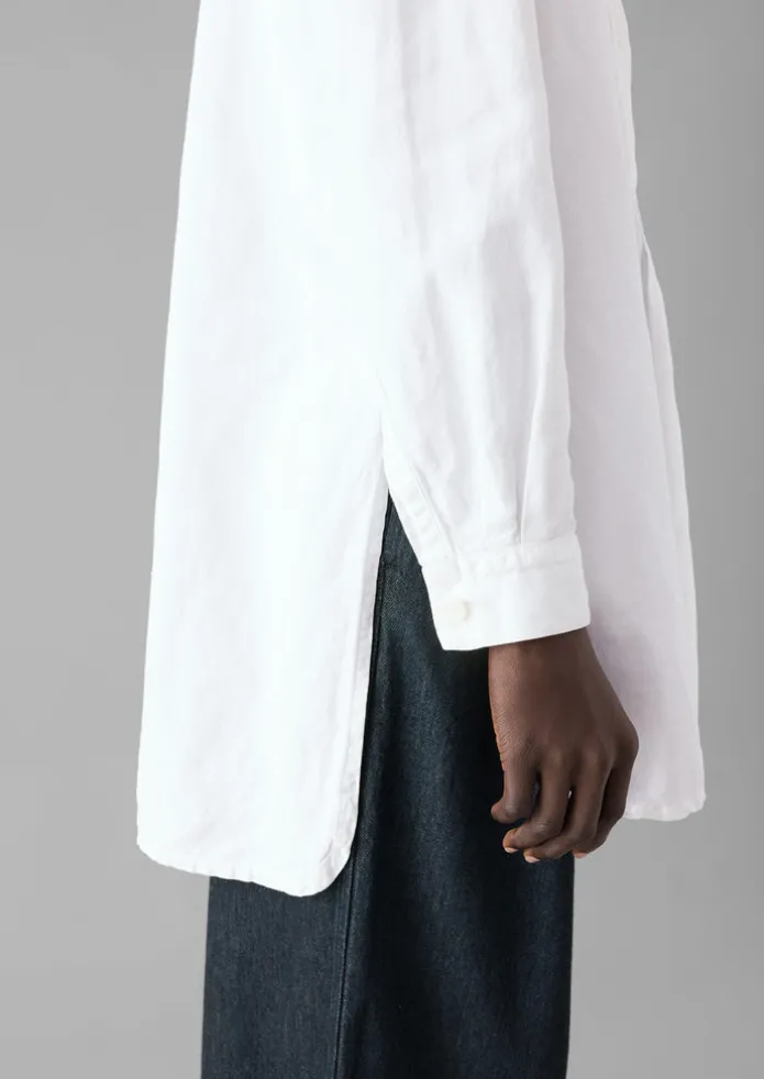 Elena Cotton Linen Tunic Shirt
