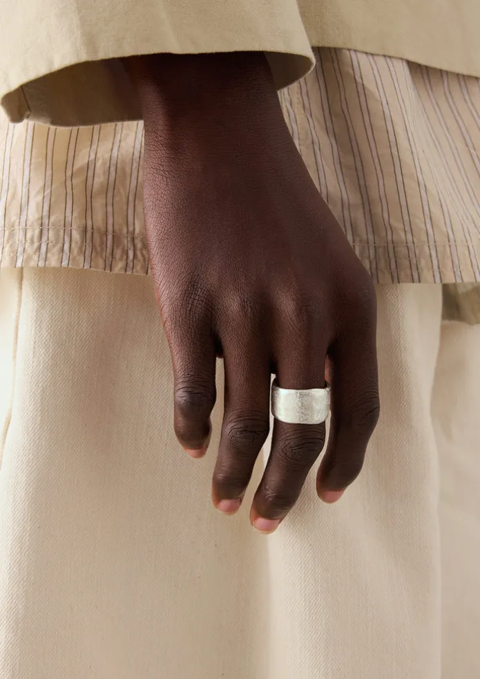 Emily Nixon Sculptural Rock Ring