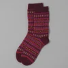 Fair Isle Wool Socks