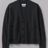 Ffion Wool Cashmere Boxy Cardigan
