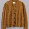 Ffion Wool Cashmere Boxy Cardigan