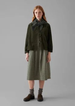 Franca Cotton Gingham Seersucker Dress