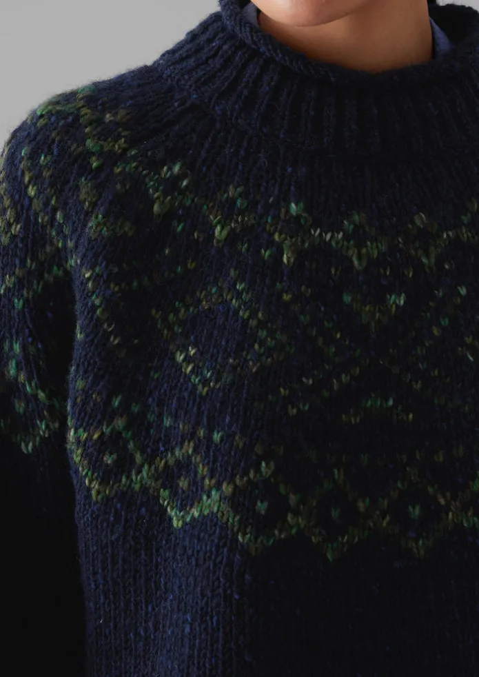 Graphic Yoke Sweater
