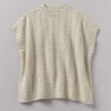 Grid Stitch Wool Cotton Tank