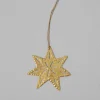 Hammered Metal Star Decoration