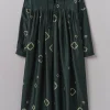 Hand Bandhini Silk Dress