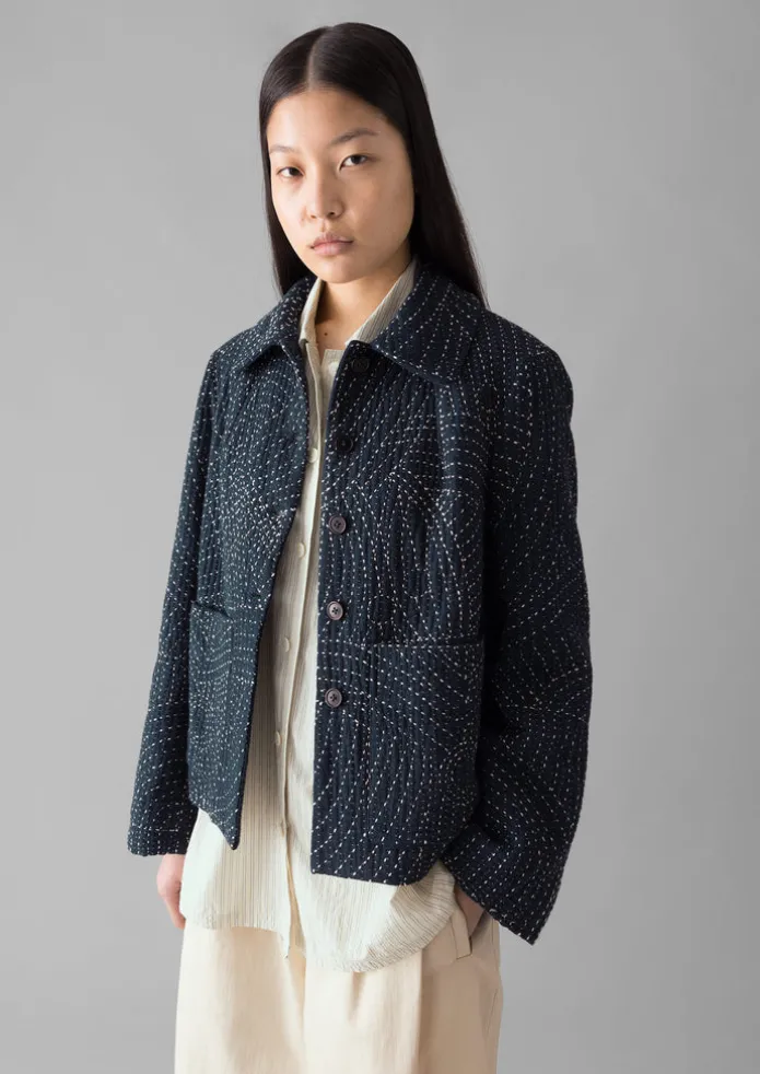 Hand Embroidered Kantha Jacket
