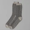Honeycomb Stitch Wool Socks