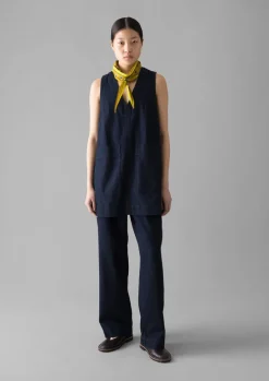 Indigo Denim Cotton Tunic