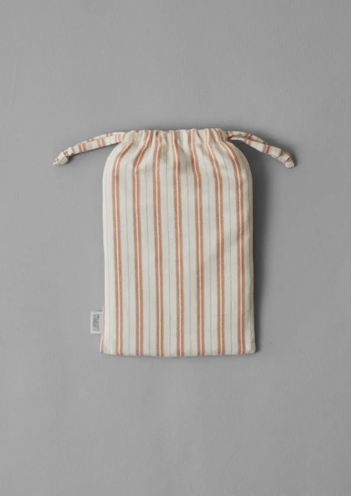 Ines Flannel Stripe Cotton Oxford Pillowcase Set