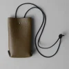 Kate Sheridan Jigsaw Leather Pouch Bag