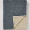 Large Hand Quilted Velvet Throw