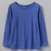 Lia Garment Dyed Boat Neck Tee