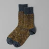 Nishiguchi Kutsushita Wool Jacquard Socks