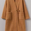 Quilted Cotton Long Gown