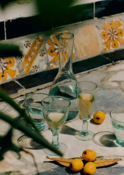 Recycled Bolivian Champagne Glasses Set