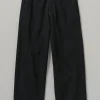 Straight Leg Denim Trousers