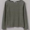 Stripe Soft Cotton Long Sleeve Tee