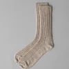 Textured Cotton Socks