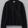 Wool Knitted Wrap Jacket